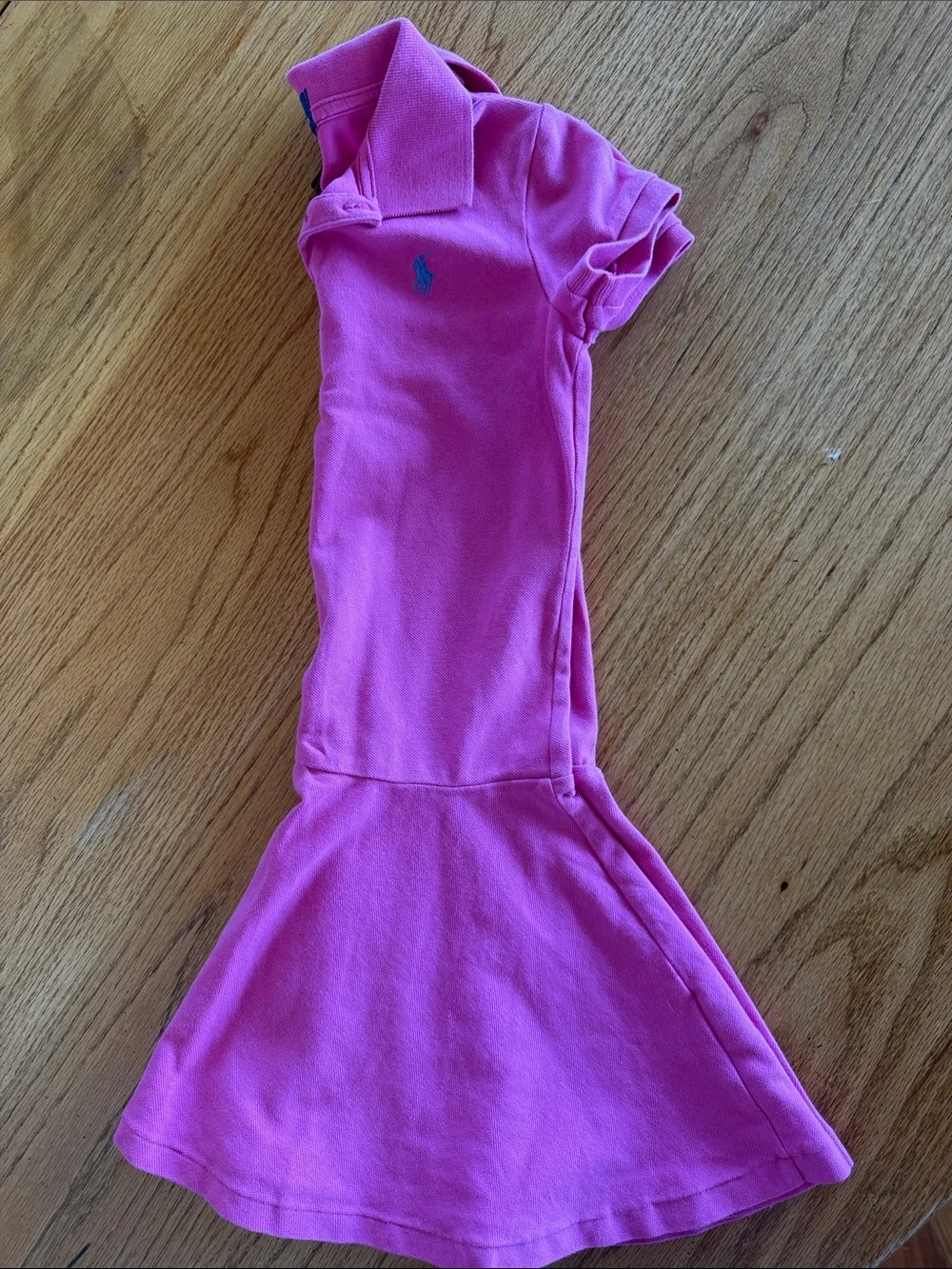 Ralph Lauren Bright Pink Girls Golf Polo Dress